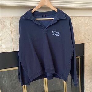 Brandy Melville Dark Blue San Francisco Pullover
